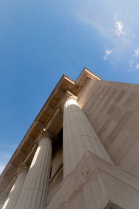 low angle shot of a concrete building