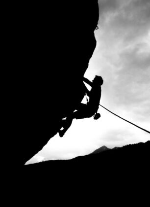 climbing silhouettes