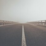 gray concrete road under gray sky